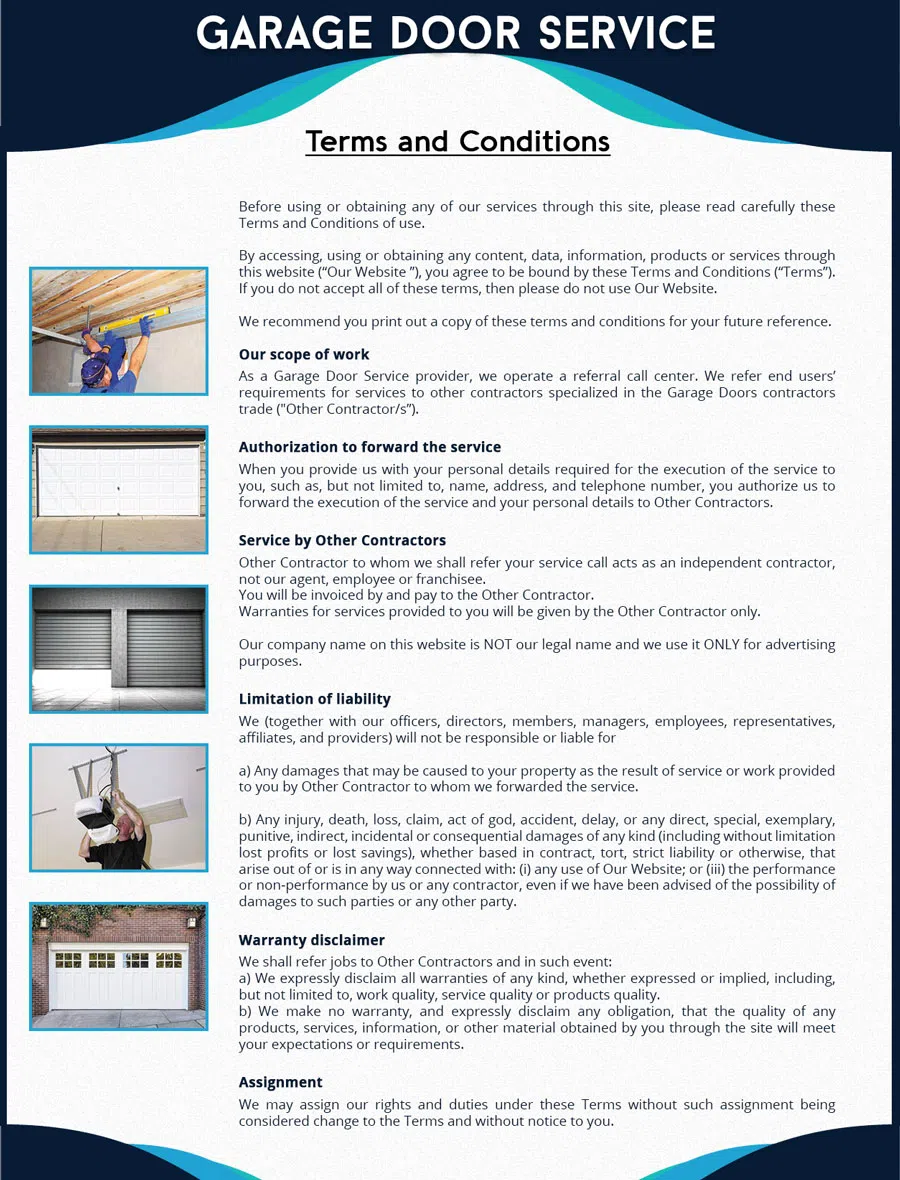 Garage Door Service Repair Indianapolis, IN 317-548-2204